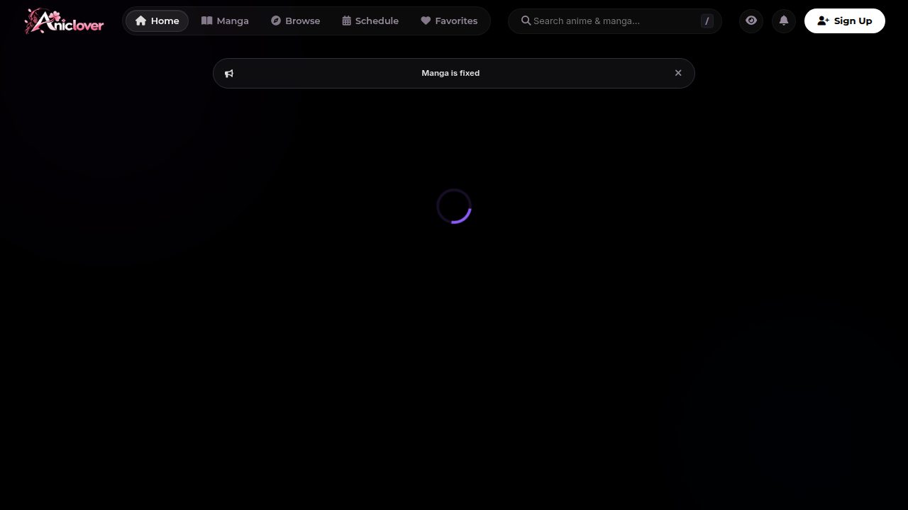 Aniclover screenshot