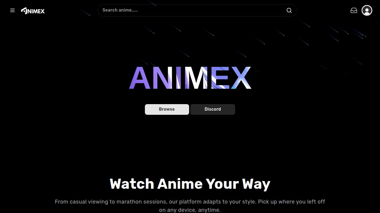 AnimeX screenshot