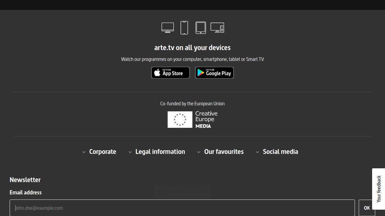 ARTE screenshot