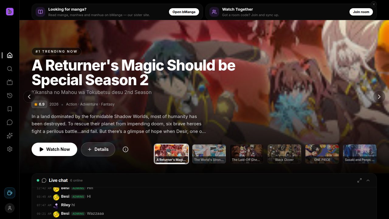 bAnime screenshot