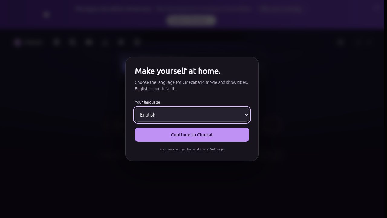 Cinecat screenshot