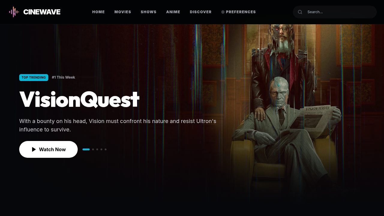 CineWave screenshot