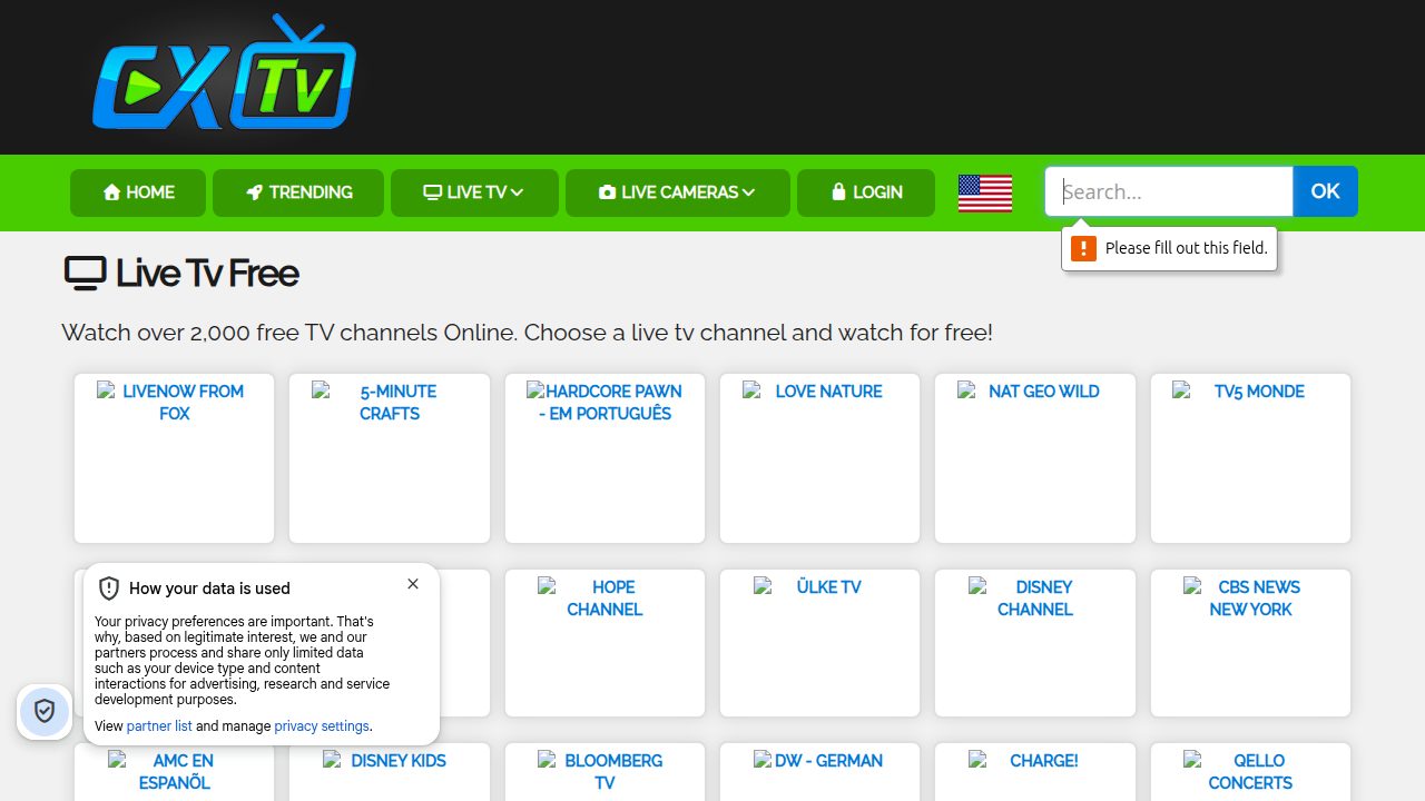 CXtv screenshot