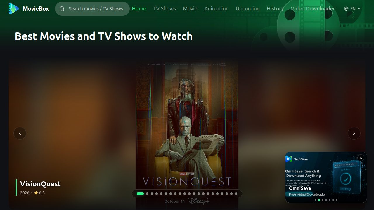 MovieBox screenshot