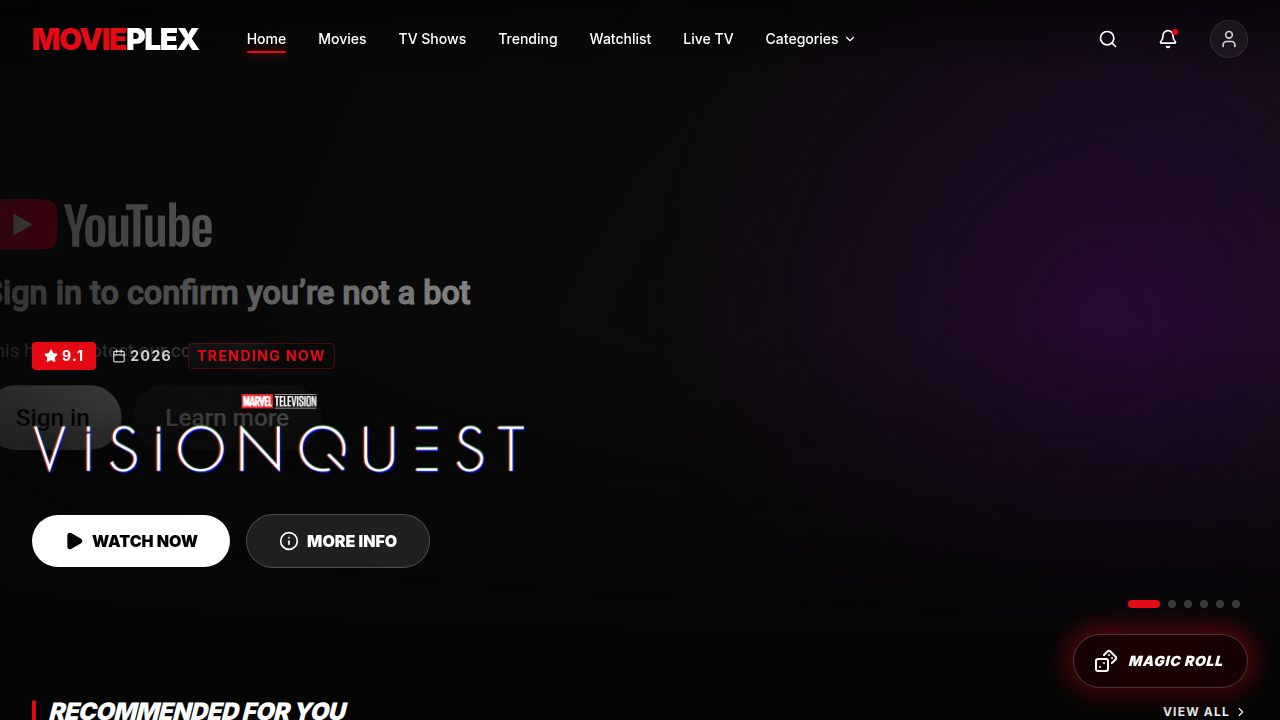 MoviePlex screenshot