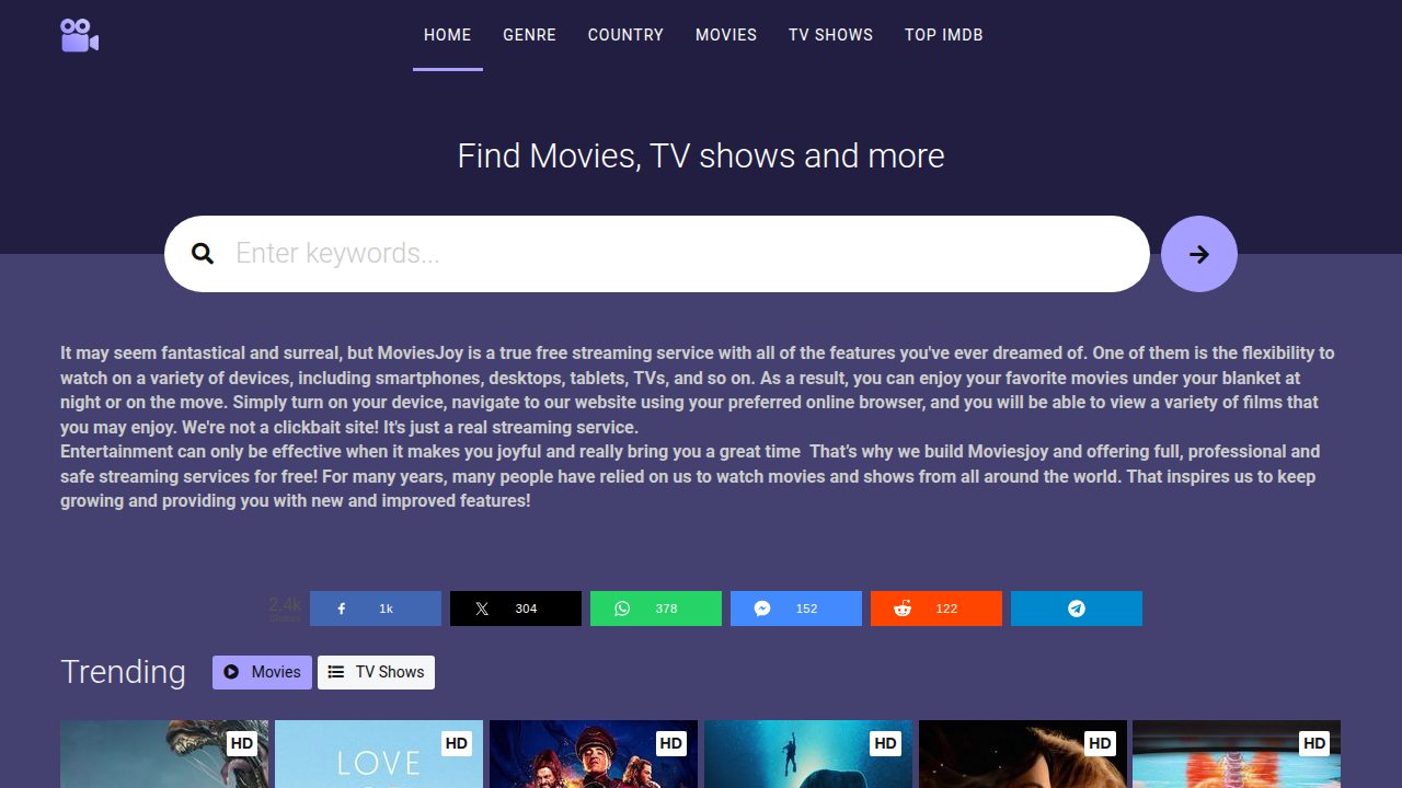MoviesJoy screenshot