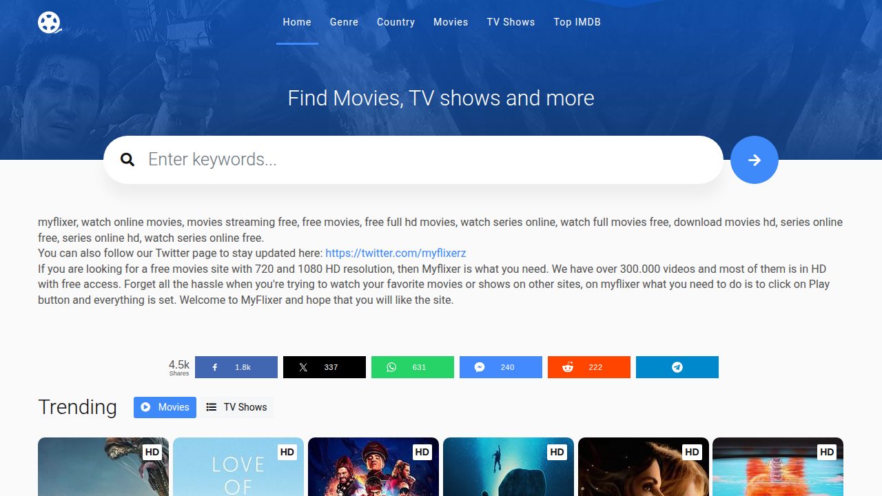 MyFlixer screenshot