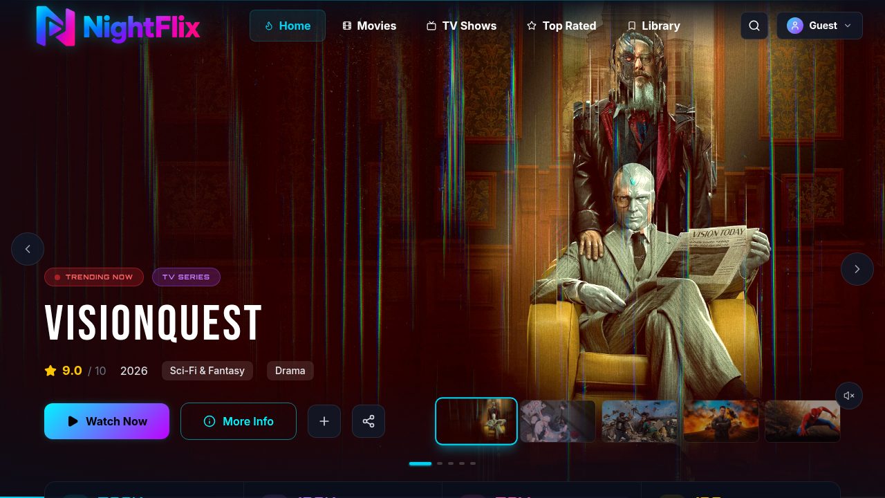 NightFlix screenshot