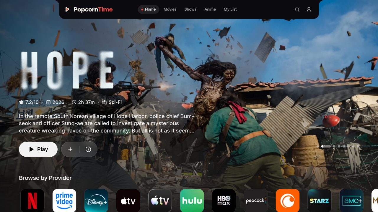 Popcorn Time screenshot