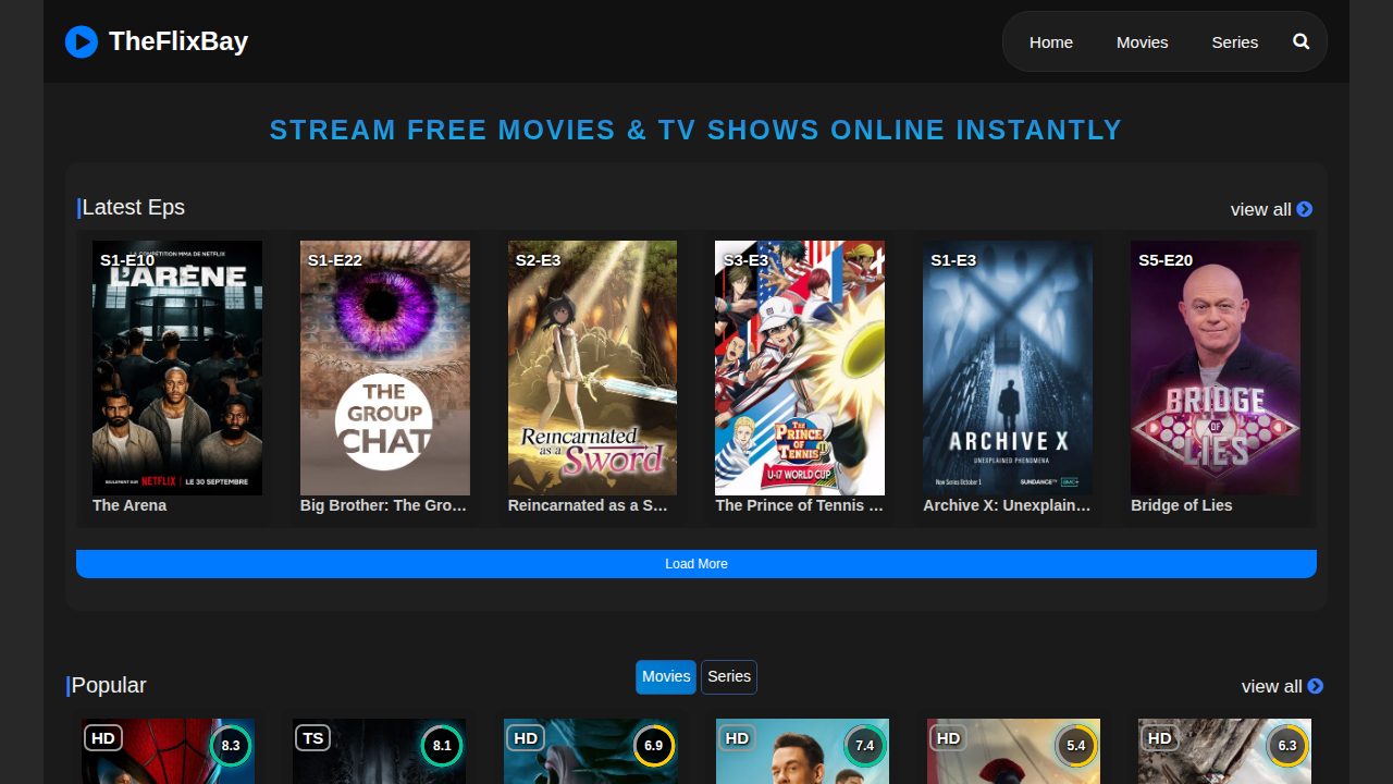 TheFlixBay screenshot