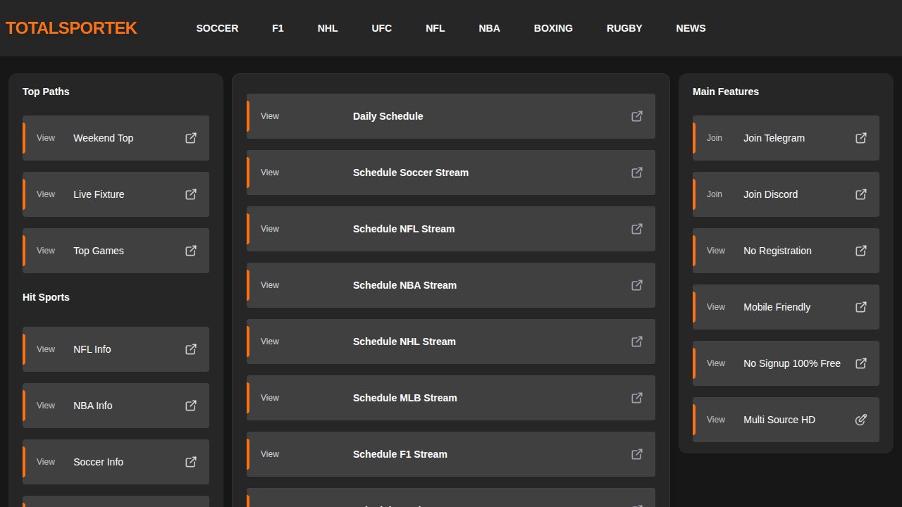 TotalSportek screenshot