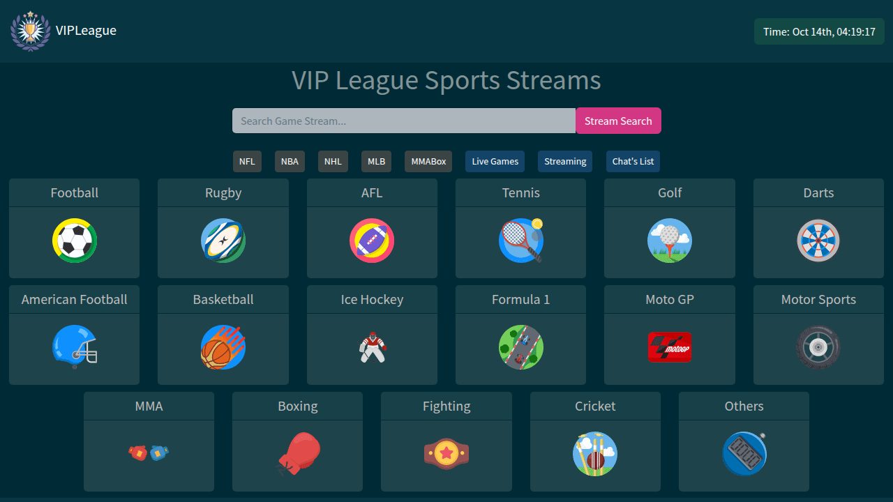 VIPLeague screenshot